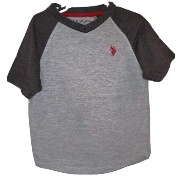 U.S Polo Assn Boys Size Small 5-6 gray - Picture 1 of 3